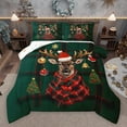 thumbnail image 1 of jejeloiu Cute Christmas Reindeer Bedding Comforter Set,Chic Xmas Tree Twin Comforter Sets,Happy New Year Bedding Set For Boys Girls,Twin Comforter Sets,Super Cozy Room Decor Reversible,2-Piece, 1 of 8
