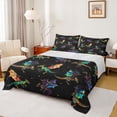 thumbnail image 1 of jejeloiu Cute Dragon Bed Sheets,Magic Animal King Sheets For Boys Teens 4pcs, 1 of 7