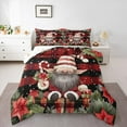 thumbnail image 1 of jejeloiu Cute Gnome Full Size Comforter Sets,Green Christmas Tree Bedding Comforter Set,Happy New Year Bedding Sets For Child,Super Cozy Room Decor Reversible,3-Piece, 1 of 8