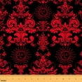 thumbnail image 1 of jejeloiu Damask Fabric by the Yard 10 Yards,Gothic Flower Room Decor Fabric by the Yard,Boho Sun Flower Sewing Fabric,Breathable Bedroom Decorative, 1 of 6