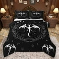 thumbnail image 1 of jejeloiu Dragon Full Size Comforter Sets,Bohemian Exotic Style Bedding Comforter Set,White Black Bedding Sets For Boys Teens,Super Cozy Room Decor Reversible,3pcs, 1 of 8