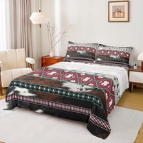 jejeloiu Exotic Aztec Geometric Twin Sheet Sets,Vintage Cowhide Print Twin Fitted Sheet,Rustic Western Cowboy Flat Sheet For Men Women,Luxury Bedroom Decor,3 Pieces