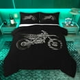 thumbnail image 1 of jejeloiu Extreme Dirt Bike Twin Comforter Sets,Gray Black Bedding Set For Boys Kids Reversible 2 Pieces, 1 of 8