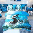thumbnail image 1 of jejeloiu Extreme Speed Game 7-Piece Bedding Comforter Set,Motorcycle King Bedding Sets For Boys Teens Reversible, 1 of 8