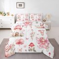 thumbnail image 1 of jejeloiu Fairy Tale Elf Queen Comforter Set,Cartoon Mushroom House Bedding Sets,Dreamy Fairy Tale Theme Bedding Comforter Set For Kids,Luxury Bedroom Decor Reversible,3pcs, 1 of 8