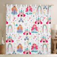 thumbnail image 1 of jejeloiu Fairy Tale Princess Black Out Curtains,Cute Cartoon Castle Curtains Pack of 2 (42x63 Each),Kawaii Rianbow Loves Bedroom Curtains For Girl,Super Cozy Room Decor, 1 of 6