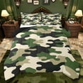 thumbnail image 1 of jejeloiu Farmhouse Rustic Camo Twin Comforter Sets,Green Beige Camouflage Bedding Set For Men Women Reversible 2pcs, 1 of 8
