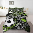 thumbnail image 1 of jejeloiu Football Game Bedding Comforter Set,Socer Sport Twin Comforter Sets,Modern Abstract Geometric Bedding Set For Boys Teens,Ultra Soft Home Decor Reversible,2 Pieces, 1 of 8