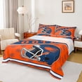 thumbnail image 1 of jejeloiu Football Game Full Size Sheets,Rugby Sport Helmet Bed Sheets For Ball Gamer 4-Piece, 1 of 7