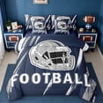 thumbnail image 1 of jejeloiu Football Game Gaming 7-Piece Twin Bedding Sets,American Rugby Helmet Bedding Comforter Set For Ball Lovers Reversible, 1 of 8