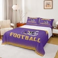 thumbnail image 1 of jejeloiu Football Sport Helmet Twin Sheet Sets,American Rugby Game Bedding For Boys Kids 3-Piece, 1 of 7