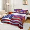 thumbnail image 1 of jejeloiu Fourth Of July Full Size Sheets,American Flag Pattern Bed Sheets,Red White Blue Sheet Sets For Men Women,Super Cozy Room Decor,4-Piece, 1 of 7
