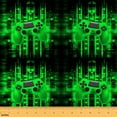 thumbnail image 1 of jejeloiu Gamer Gaming Fabric by the Yard 5 Yards,Modern Video Game Fabric for Sewing,Green Geometric Checkered Home Decor Fabric by the Yard For Kid Boy,Lightweight Room Decorative, 1 of 1