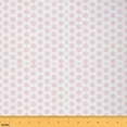 thumbnail image 1 of jejeloiu Geometric Hexagon Fabric by the Yard 1 Yard,Minimalism Geometric Honeycomb Home Decor Fabric by the Yard,Pink White Sewing Fabric For Girls Boys,Super Cozy Room Decor, 1 of 6
