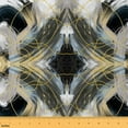 thumbnail image 1 of jejeloiu Geometric Wave Striped Fabric by the Yard 5 Yards,Graffiti Geometric Line Fabric for Sewing,Black Yellow White Home Decor Fabric by the Yard For Girls Boys,Super Cozy Room Decor, 1 of 1