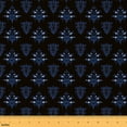 thumbnail image 1 of jejeloiu Gothic Flower Fabric by the Yard 10 Yards,Damask Print Room Decor Fabric by the Yard,Deepblue Baroque Floral Sewing Fabric For Men Women,Microfiber Bedroom Decor, 1 of 6