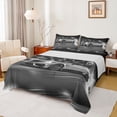 thumbnail image 1 of jejeloiu Gray Racing Car Full Size Sheets,Speed Sport Bed Sheets For Boys Teens 4pcs, 1 of 7