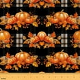thumbnail image 1 of jejeloiu Halloween Pumpkin Maples Fabric by the Yard 10 Yards,Autumn Harvest Room Decor Fabric by the Yard,Orange Black Sewing Fabric For Teens,Luxury Bedroom Decor, 1 of 6