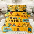 thumbnail image 1 of jejeloiu Happy Camping 7-Piece Bedding Comforter Set,Camper Car Rv King Bedding Sets,Outdoor Adventure Bed Sheets For Girls Boys,Super Cozy Room Decor Reversible, 1 of 8