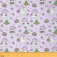 thumbnail image 1 of jejeloiu Happy Christmas Fabric (2 Yard),Halloween Ghost Xmas Tree Sewing Fabric For Child, 1 of 6