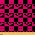thumbnail image 1 of jejeloiu Happy Halloween Bat Fabric by the Yard 2 Yards,Modern Geometric Plaid Room Decor Fabric by the Yard,Black Purple Fabric for Sewing For Teens Boys,Super Cozy Room Decor, 1 of 6