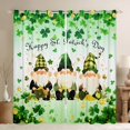 thumbnail image 1 of jejeloiu Happy St.Patrick'S Day Curtains Pack of 2 (42x84 Each),Kawaii Gnome Curtains Blackout,Lucky Four Leaves Clover Bedroom Curtains For Teens,Microfiber Bedroom Decor, 1 of 6