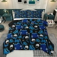 thumbnail image 1 of jejeloiu Hockey Sport Theme Bedding Comforter Set,Ball Helmet Twin Comforter Sets,Ice Hockey Game Bedding Set For Boys Girls,Super Cozy Room Decor Reversible,2 Pieces, 1 of 8