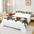 thumbnail image 1 of jejeloiu Holiday Lantern Full Size Sheets,Christmas Berry Bed Sheets,Happy New Year Sheet Sets For Men Women,Ultra Soft Home Decor,4-Piece, 1 of 7
