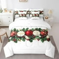 thumbnail image 1 of jejeloiu Holiday Lantern Twin Bedding Sets 7-Piece,Christmas Berry Bedding Comforter Set,Happy New Year Sheet Sets For Men Women,Ultra Soft Home Decor, 1 of 8