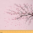 thumbnail image 1 of jejeloiu Japanese Sakura Fabric by the Yard 1 Yard,Sprint Plant Home Decor Fabric by the Yard,Pink Flower Floral Sewing Fabric For Child,Ultra Soft Home Decor, 1 of 6