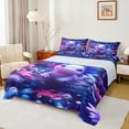 thumbnail image 1 of jejeloiu Kawaii Axolotl Twin Sheet Sets,Magical Animal Twin Fitted Sheet,Pink Purple Ombre Flat Sheet,Lightweight Room Decor,3pcs, 1 of 7