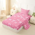 thumbnail image 1 of jejeloiu Kawaii Bow Tie Twin Sheet Sets,Cartoon Stars Print Bedding For Girls Teens 3 Pieces, 1 of 6