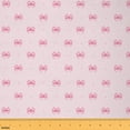 thumbnail image 1 of jejeloiu Kawaii Bowknot Bow Fabric by the Yard 3 Yards,Girls Bowtie Sewing Fabric,Pink Dot Pattern Fabric for Sewing For Teens,Microfiber Bedroom Decor, 1 of 6