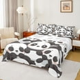 thumbnail image 1 of jejeloiu Kawaii Cute Panda Queen Sheet Sets,Wild Zoo Animal Flat Sheet,White Black Queen Fitted Sheet For Kids,Breathable Home Decor,4pcs, 1 of 7