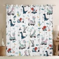 thumbnail image 1 of jejeloiu Kawaii Dinosaur Dino Black Out Curtains,Equipment Vehicle Excavator Crane Curtains Pack of 2 (42x63 Each),Multicolor Dino Balloon Bedroom Curtains For Boys,Luxury Bedroom Decor, 1 of 6