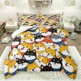 thumbnail image 1 of jejeloiu Kawaii Dogs Bedding Comforter Set,Puppy Dog Twin Comforter Sets,Cartoon Animal Bedding Set For Girls Kids,Luxury Bedroom Decor Reversible,2pcs, 1 of 8