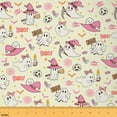 thumbnail image 1 of jejeloiu Kawaii Ghost Fabric by the Yard 3 Yards,Halloween Theme Sewing Fabric,Yellow White Pink Fabric for Sewing For Teens Girl,Super Cozy Room Decor, 1 of 6