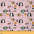 thumbnail image 1 of jejeloiu Kawaii Kitten Bats Fabric by the Yard 1 Yard,Happy Halloween Castle Home Decor Fabric by the Yard,Funny Pumpkin Bee Sewing Fabric For Girl Teens,Super Cozy Room Decor, 1 of 6