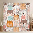 thumbnail image 1 of jejeloiu Kawaii Owl Rabbit Blackout Curtains Set of 2 (52x84 Each),Cartoon Wild Animal Window Curtains,Rustic Western Farmhouse Curtains and Drapes For Teens,Luxury Bedroom Decor, 1 of 6