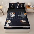 thumbnail image 1 of jejeloiu Kawaii Puffin Zipper Full Size Comforter Sets with Fitted Sheet and 2 Pillowcases Kids,Wild Seagull Bird Zipper Bedding Set For Boys,Reversible,4 Pieces, 1 of 7
