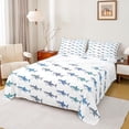 thumbnail image 1 of jejeloiu Kawaii Shark Queen Sheet Sets,Sea Ocean Animal Bed Set For Boy Teens 4pcs, 1 of 7
