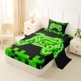 thumbnail image 1 of jejeloiu Kids Gamepad Controller Twin Sheet Sets,Game Cartoon Console Bedding For Boys Men 3 Pieces, 1 of 6