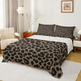 thumbnail image 1 of jejeloiu Leopard Cheetah Print Full Size Sheets,Jungle Animal Bed Sheets,Black Brown Sheet Sets For Kids,Luxury Bedroom Decor,4-Piece, 1 of 7