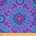 thumbnail image 1 of jejeloiu Mandala Style Pattern Fabric by the Yard 1 Yard,Boho Bohemian Theme Home Decor Fabric by the Yard,Pink Blue Purple Sewing Fabric For Adults,Breathable Home Decor, 1 of 6