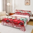 thumbnail image 1 of jejeloiu Merry Christmas Twin Sheet Sets,Kawaii Cartoon Gnome Twin Fitted Sheet,Happy New Year Gifts Flat Sheet,Super Cozy Room Decoration,3pcs, 1 of 7