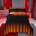 thumbnail image 1 of jejeloiu Modern Geometric Pattern Full Size Comforter Sets For Girls,Gradient Lines Art Bedding Sets For Kids,Reversible,3-Piece, 1 of 8
