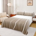 thumbnail image 1 of jejeloiu Modern Gradient Geometric Full Size Sheets For Girls,Abstract Stripe Bed Sheets For Kids,4-Piece, 1 of 6
