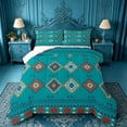 thumbnail image 1 of jejeloiu Monochrome Tribal Full Size Comforter Sets,Modern Print Bedding Comforter Set For Boys,Reversible,3 Pieces,1 Comforter and 2 Pillowcases, 1 of 7