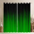 thumbnail image 1 of jejeloiu Neon Geometric Stripe Black Out Curtains,Green Lines Curtains Pack of 2 (42x63 Each) For Adults, 1 of 6