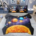 thumbnail image 1 of jejeloiu Outer Space 7-Piece Bedding Comforter Set,Galaxy Planet King Bedding Sets For Boys Kids Reversible, 1 of 8